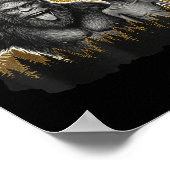 Happy New Year 2026 Bigfoot Alien Lovers New Years Poster (Hoek)