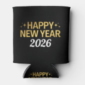 Happy New Year 2026 Blikjeskoeler (Voorkant)