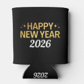 Happy New Year 2026 Blikjeskoeler (Achterkant)