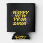 Happy New Year 2026 Blikjeskoeler (Voorkant)