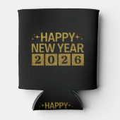 Happy New Year 2026 Blikjeskoeler (Voorkant)