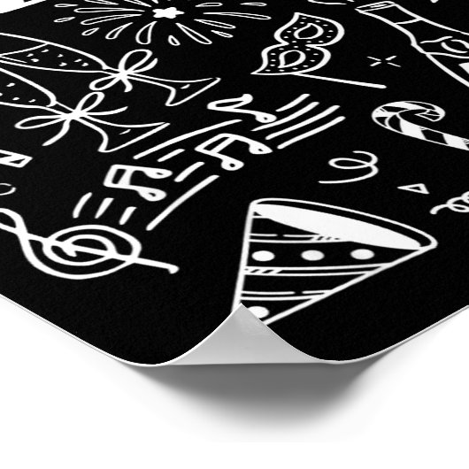 Happy New Year 2026 Bow Funny  Poster (Hoek)