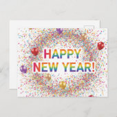 HAPPY NEW YEAR 2026  BRIEFKAART (Voorkant / Achterkant)