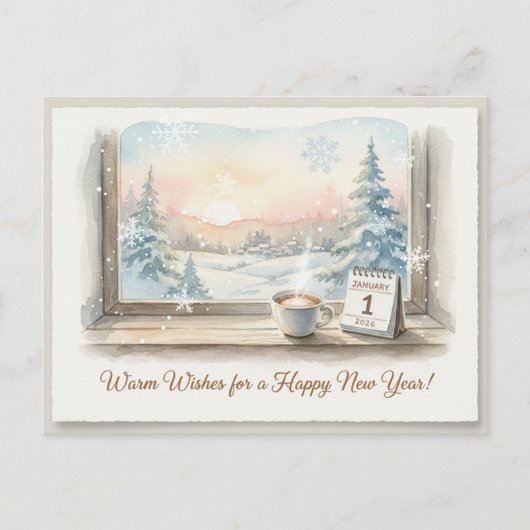 HAPPY NEW YEAR 2026  BRIEFKAART (Voorkant)