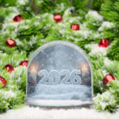 happy new year 2026 candle glow  sneeuwbol (Kerstmis)