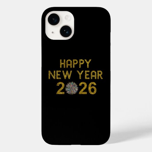 Happy New Year 2026 Case-Mate iPhone Case (Achterkant)