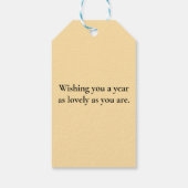 Happy New Year 2026 – Celebrating Horses with Cham Cadeaulabel (Achterkant)