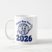 Happy New Year 2026 Celebration Design Koffiemok (Links)