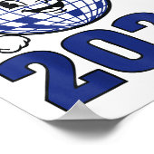 Happy New Year 2026 Celebration Design  Poster (Hoek)