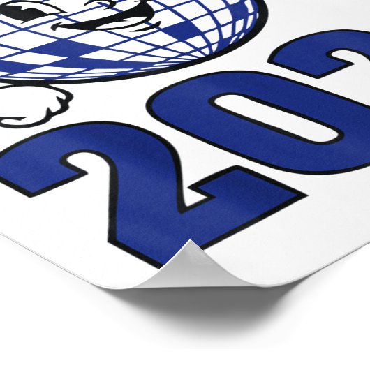 Happy New Year 2026 Celebration Design  Poster (Hoek)