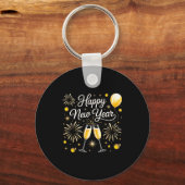 Happy New Year 2026 Celebration Design With Champa Sleutelhanger (Voorkant)