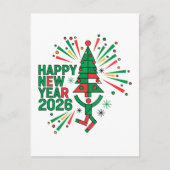 Happy New Year 2026 Celebration Feestdagenkaart (Voorkant)