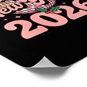 Happy New Year 2026 Celebration For Party Lovers  Poster (Hoek)