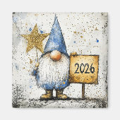 Happy New Year, 2026, Celebration Magneet (Voorkant)