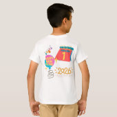“Happy New Year 2026 Celebration” T-shirt (Achterkant volledig)