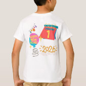 “Happy New Year 2026 Celebration” T-shirt (Achterkant)