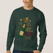 Happy New Year 2026 Champagne | Men’s Sweatshirt (Voorkant)