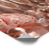 happy new year 2026 champagne sparkle poster (Hoek)