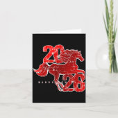 Happy New Year 2026 Chinese New Year 2026 Year Of  Kaart (Voorkant)