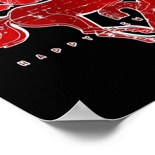 Happy New Year 2026 Chinese New Year 2026 Year Of  Poster (Hoek)