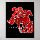 Happy New Year 2026 Chinese New Year 2026 Year Of  Poster (Voorkant)