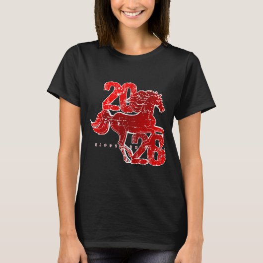Happy New Year 2026 Chinese New Year 2026 Year Of  T-shirt (Voorkant)