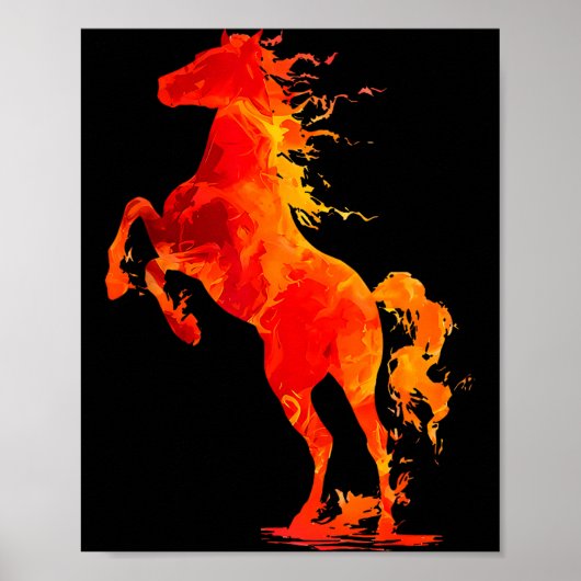 Happy New Year 2026 Chinese New Year Horse Zodiac  Poster (Voorkant)