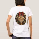 happy new year 2026 classic holiday  t-shirt (Achterkant)