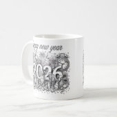 happy new year 2026 coffee mug koffiemok (Voorkant links)