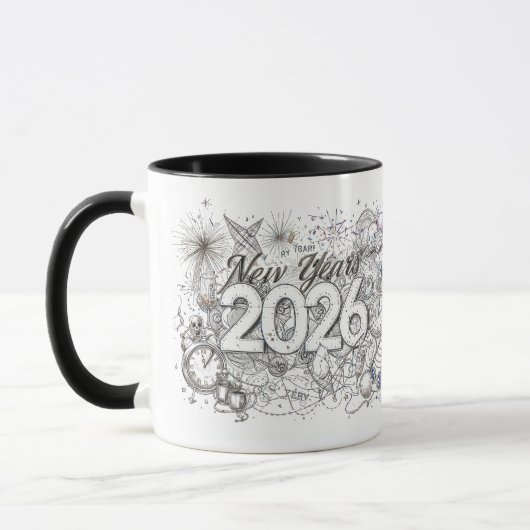 happy new year 2026 coffee mug mok (Links)