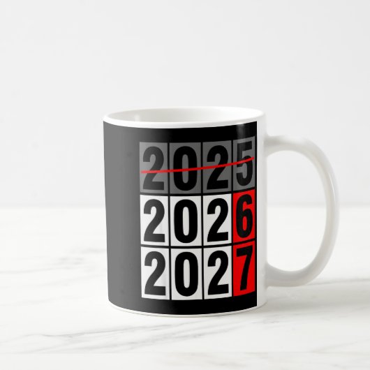 Happy New Year 2026 Coming Soon 2027 67 Meme Six S Koffiemok (Rechts)