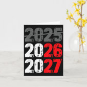 Happy New Year 2026 Coming Soon 2027 Funny 67 Meme Kaart (Gele Bloem)