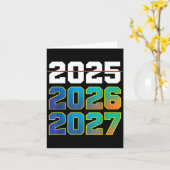 Happy New Year 2026 Coming Soon 2027 Funny 67 Meme Kaart (Gele Bloem)