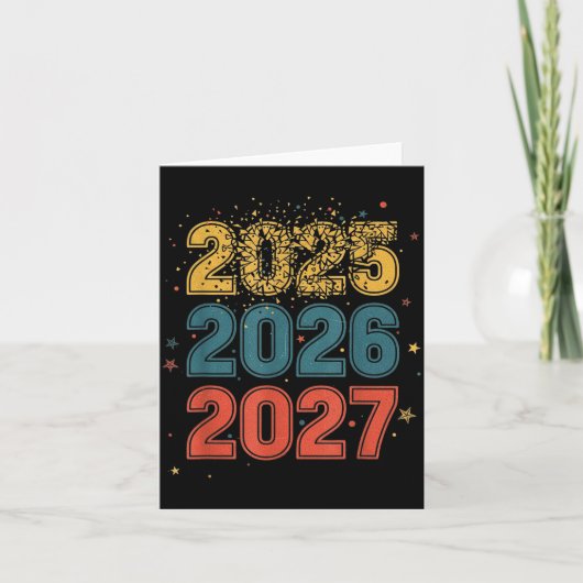 Happy New Year 2026 Coming Soon 2027 Funny 67 Meme Kaart (Voorkant)