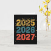 Happy New Year 2026 Coming Soon 2027 Funny 67 Meme Kaart (Gele Bloem)