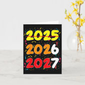 Happy New Year 2026 Coming Soon 2027 Funny 67 Meme Kaart (Gele Bloem)