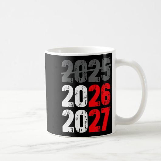 Happy New Year 2026 Coming Soon 2027 Funny 67 Meme Koffiemok (Rechts)