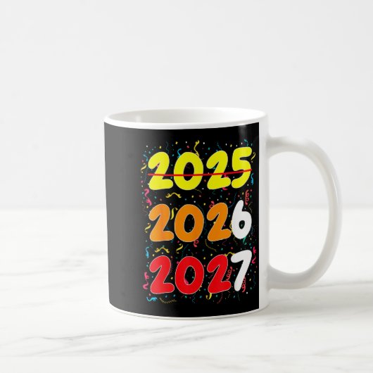 Happy New Year 2026 Coming Soon 2027 Funny 67 Meme Koffiemok (Rechts)
