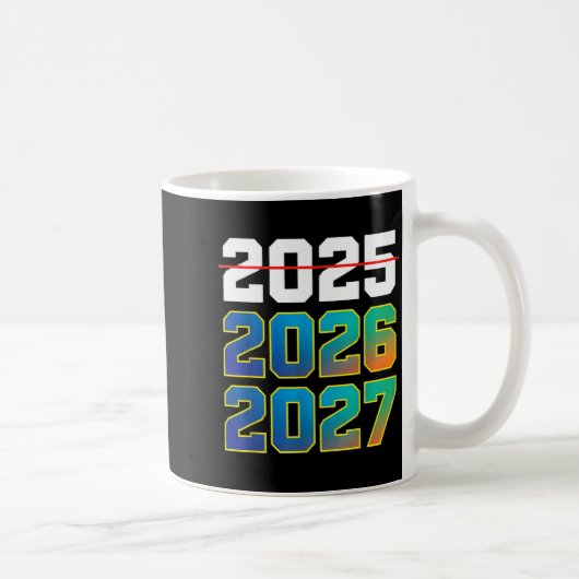 Happy New Year 2026 Coming Soon 2027 Funny 67 Meme Koffiemok (Rechts)