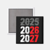 Happy New Year 2026 Coming Soon 2027 Funny 67 Meme Magneet (Voorkant / Achterkant)