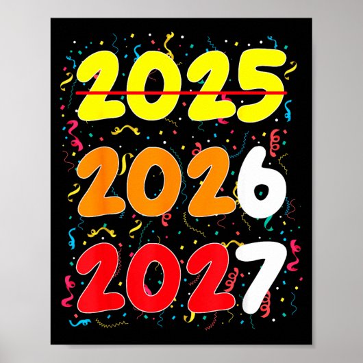 Happy New Year 2026 Coming Soon 2027 Funny 67 Meme Poster (Voorkant)