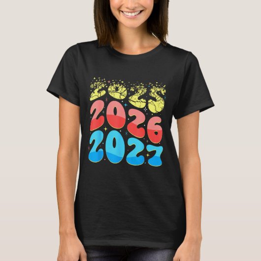 Happy New Year 2026 Coming Soon 2027 Funny 67 Meme T-shirt (Voorkant)