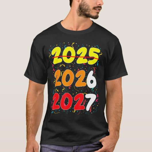 Happy New Year 2026 Coming Soon 2027 Funny 67 Meme T-shirt (Voorkant)