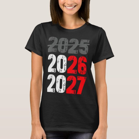 Happy New Year 2026 Coming Soon 2027 Funny 67 Meme T-shirt (Voorkant)