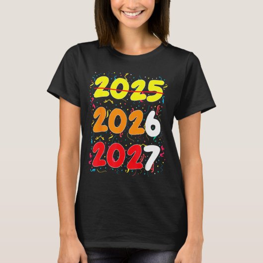 Happy New Year 2026 Coming Soon 2027 Funny 67 Meme T-shirt (Voorkant)