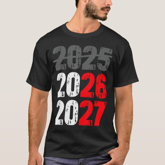 Happy New Year 2026 Coming Soon 2027 Funny 67 Meme T-shirt (Voorkant)