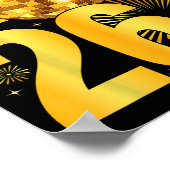 Happy New Year 2026 Coquette Bow Disco Ball New Ye Poster (Hoek)