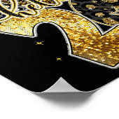 Happy New Year 2026 Coquette Bow Golden Family Mat Poster (Hoek)