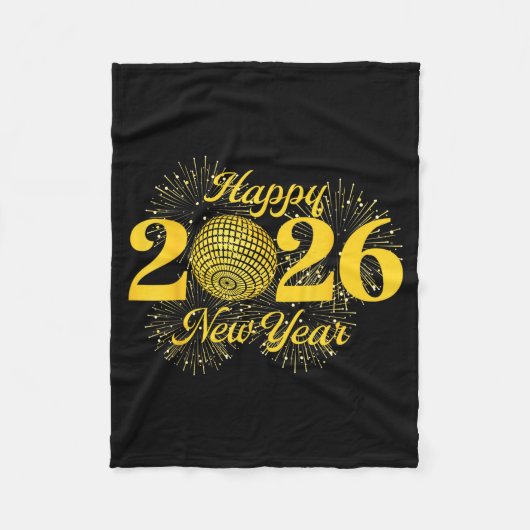 Happy New Year 2026 Countdown Party Trip Matching  Fleece Deken (Voorkant)