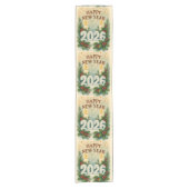happy new year 2026 cozy table runner korte tafelloper (Voorkant)